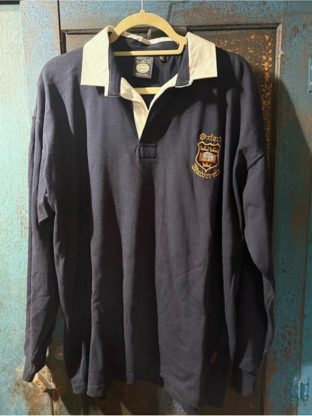 Oxford Campus Stores 90s England University Sportswear Rugby Sweatshirt XL